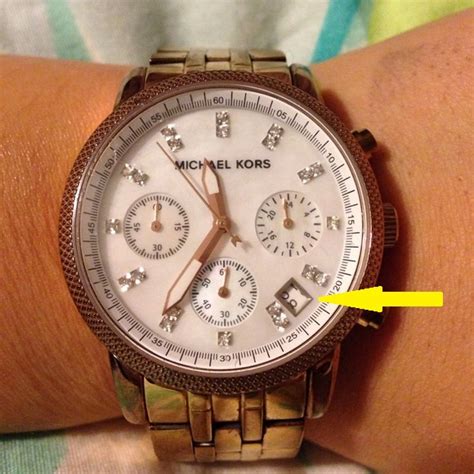 how to tell if a michael kors watch is fake|michael kors watch look alike.